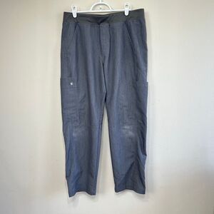 Figs Axim Cargo Scrub Pants Graphite Gray Medium Short Men